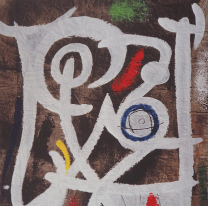 Joan MIRO : Femme surréaliste - Lithographie signée