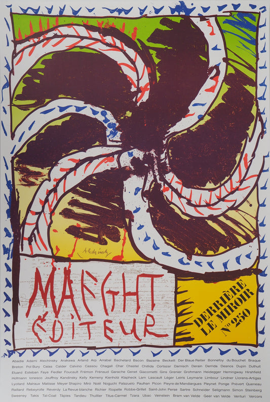 Pierre ALECHINSKY : Exposition 1982 - Lithographie originale signée
