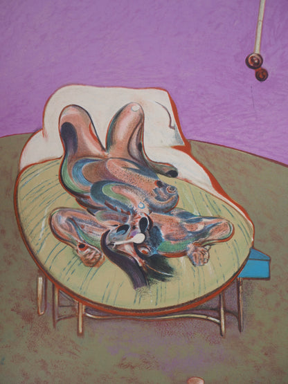 Francis BACON : Nu allongé - Lithographie