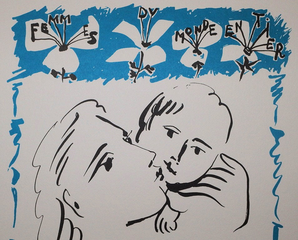Pablo PICASSO : Amour maternel - Lithographie signée