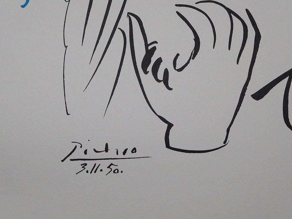 Pablo PICASSO : Amour maternel - Lithographie signée