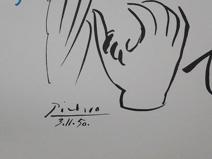 Pablo PICASSO : Amour maternel - Lithographie signée