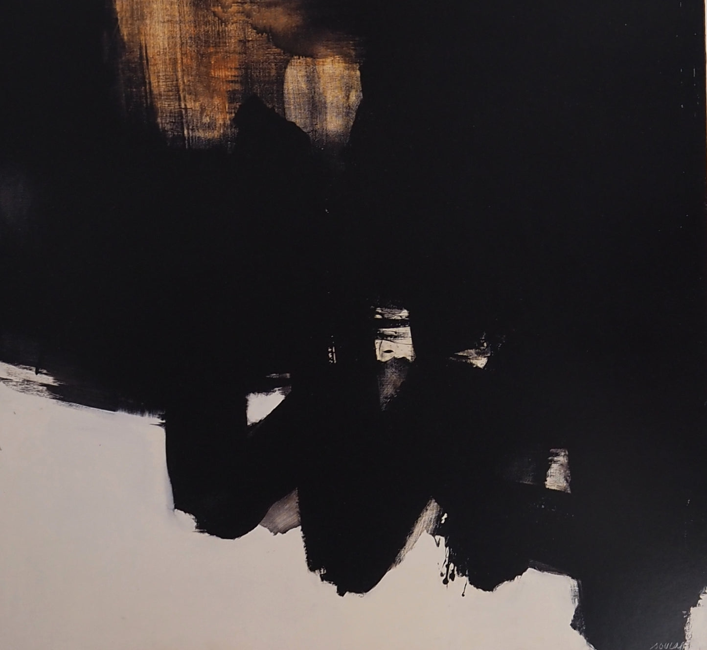 Pierre SOULAGES: Painting June 1, 1964 - Original signed poster