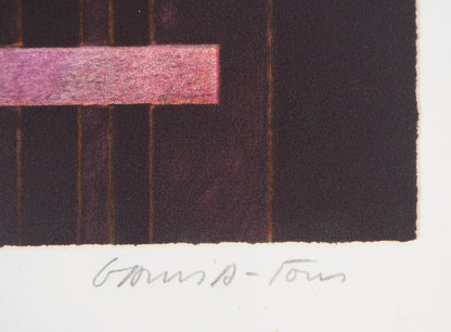 Pierre GARCIA FONS : Vase de coquelicots - Lithographie originale signée