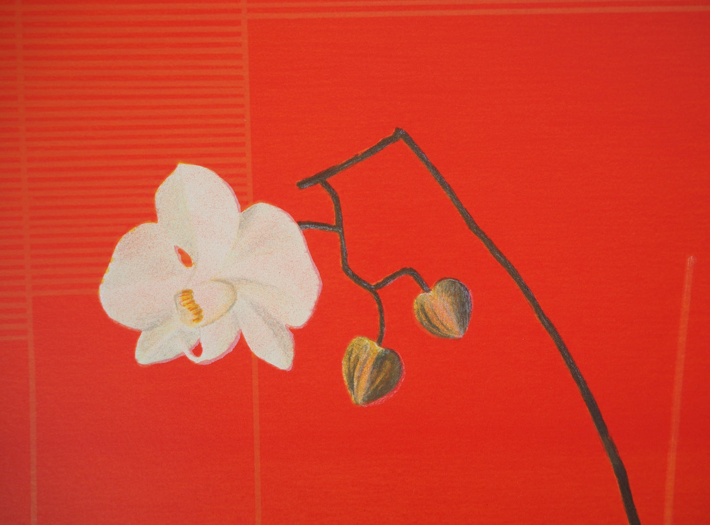 Pierre GARCIA FONS : L'orchidée - Lithographie originale signée