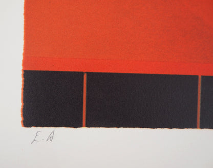 Pierre GARCIA FONS : L'orchidée - Lithographie originale signée