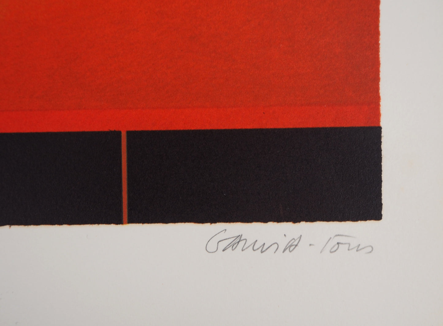 Pierre GARCIA FONS : L'orchidée - Lithographie originale signée