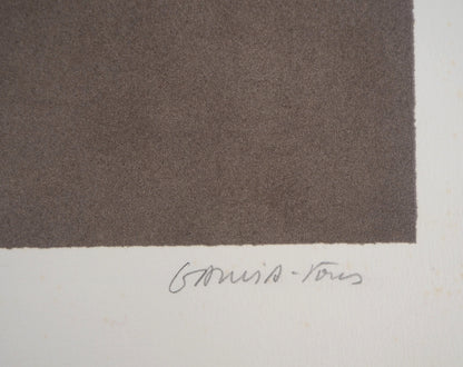 Pierre GARCIA FONS : Camélia - Lithographie originale signée
