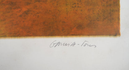 Pierre GARCIA FONS : Grenades dans un bol - Lithographie originale signée et dédicacée