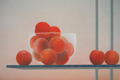 Pierre GARCIA FONS : Bol de pêches - Lithographie originale signée