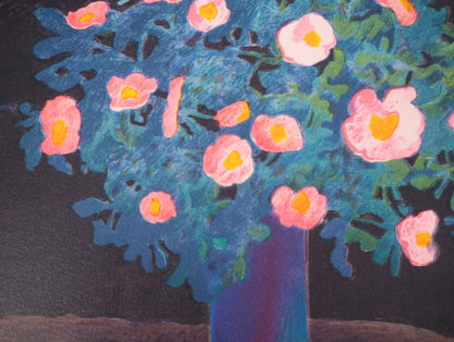 Pierre GARCIA FONS : Arbre fleuri - Lithographie originale signée