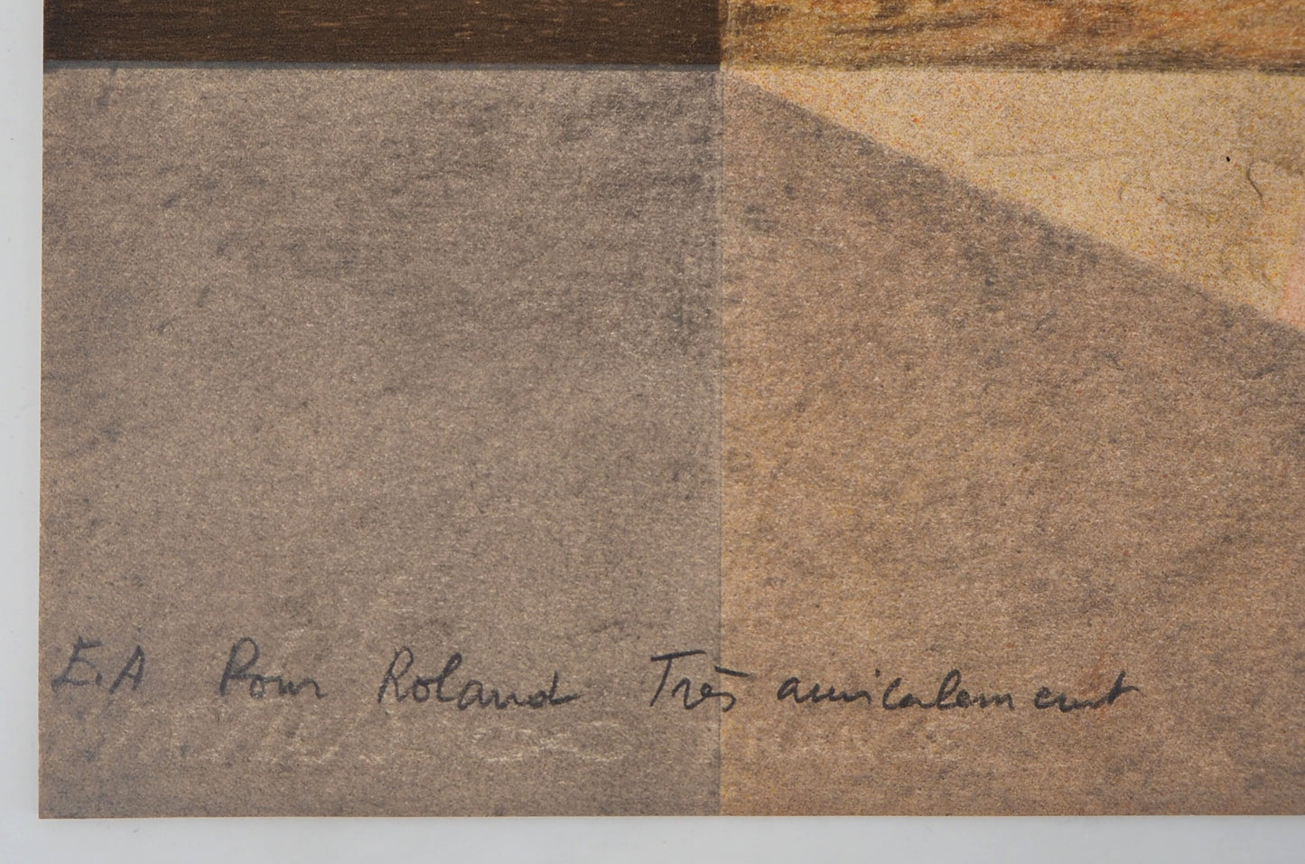 Pierre GARCIA FONS : Jardin fleuri - Lithographie originale signée et dédicacée