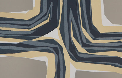 Raoul UBAC : Composition en beige - Lithographie signée