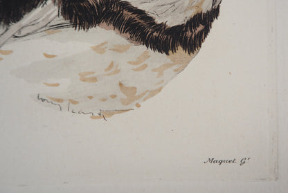 Louis ICART : Jeune femme rêveuse - Gravure originale signée