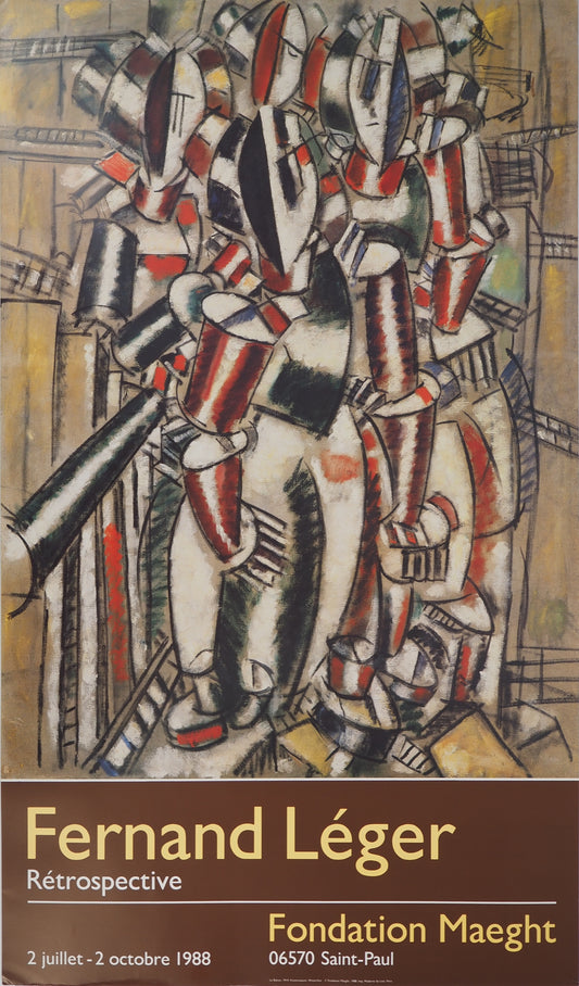 Fernand LEGER : Retrospective - Affiche originale