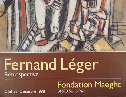 Fernand LEGER : Retrospective - Affiche originale
