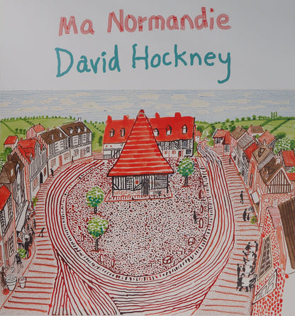 David HOCKNEY : Ma Normandie - Affiche originale en couleurs