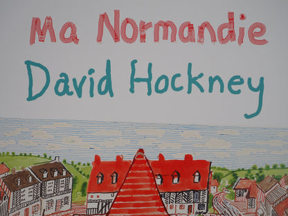 David HOCKNEY : Ma Normandie - Affiche originale en couleurs