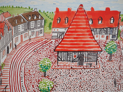 David HOCKNEY : Ma Normandie - Affiche originale en couleurs