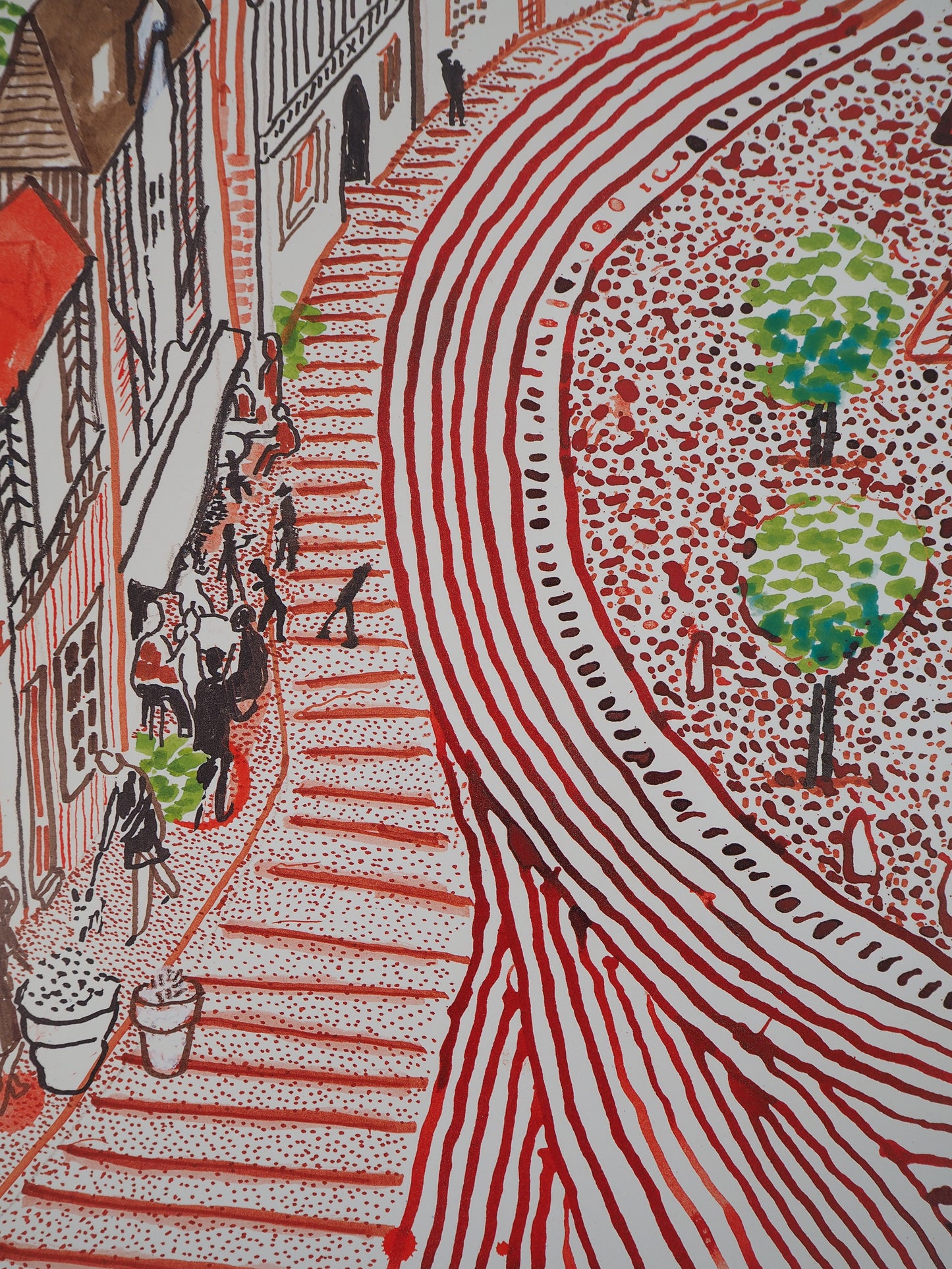 David HOCKNEY : Ma Normandie - Affiche originale en couleurs