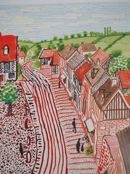 David HOCKNEY : Ma Normandie - Affiche originale en couleurs