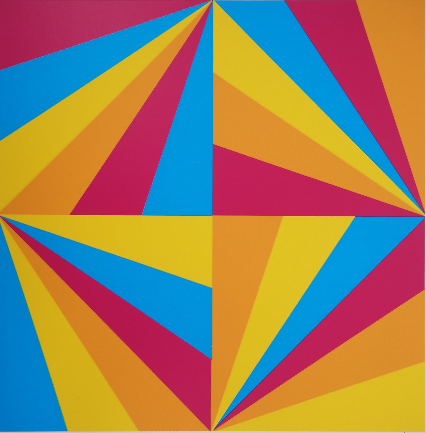 Max BILL : Composition géométrique - Affiche signée