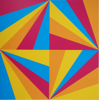 Max BILL : Composition géométrique - Affiche signée