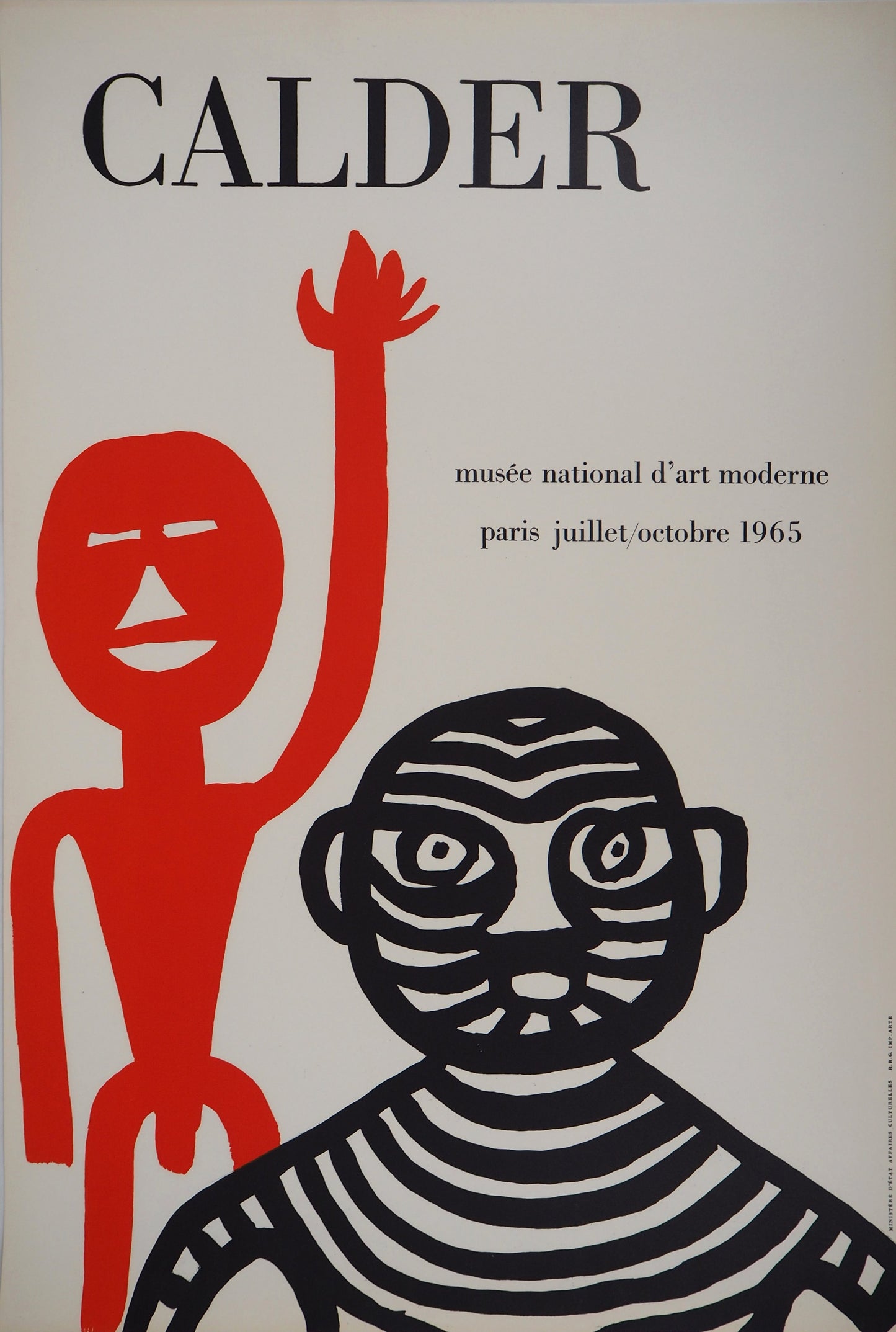 Alexander CALDER : Musée Art moderne  - Lithographie originale