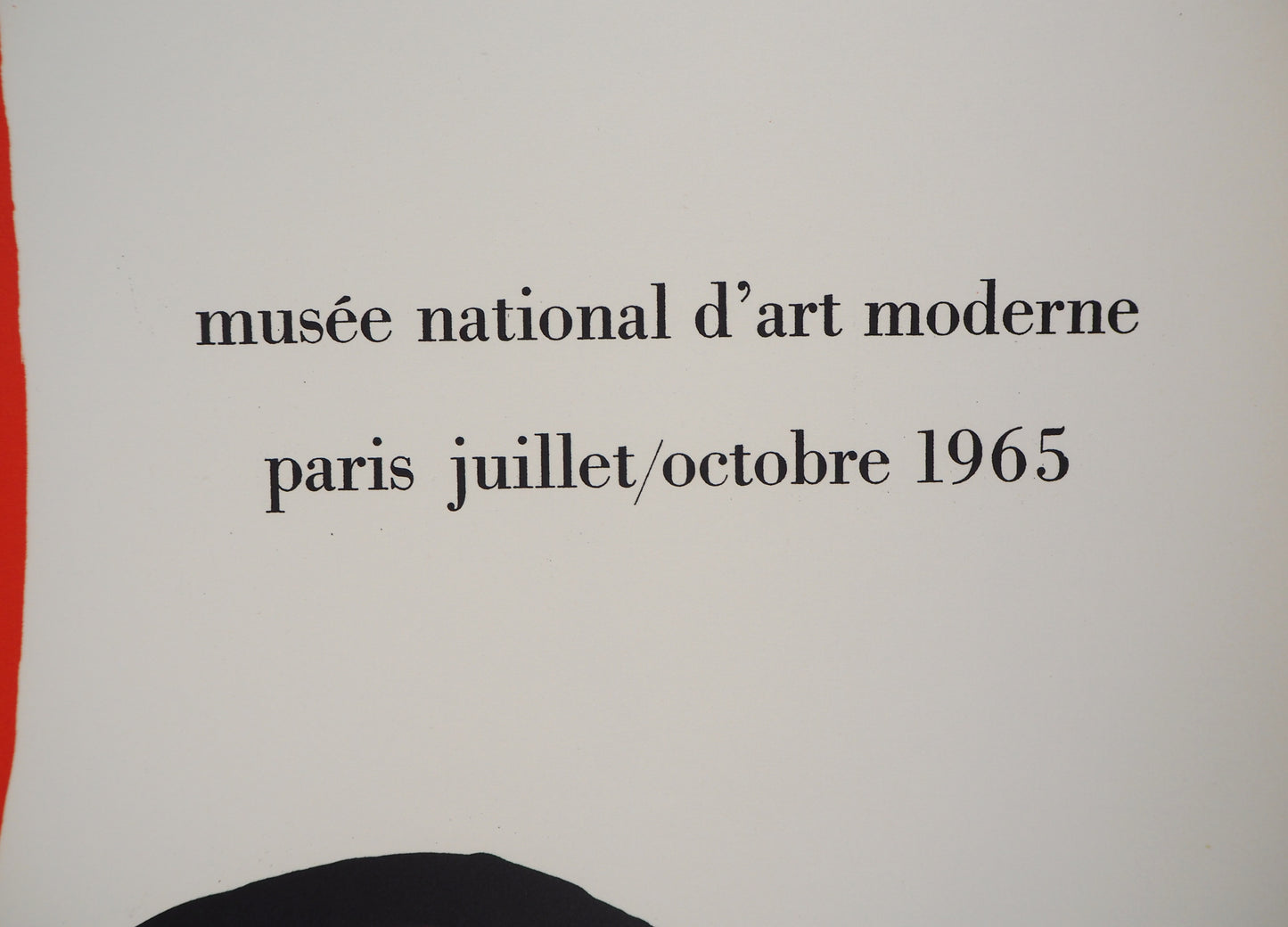 Alexander CALDER : Musée Art moderne  - Lithographie originale