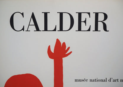 Alexander CALDER : Musée Art moderne  - Lithographie originale