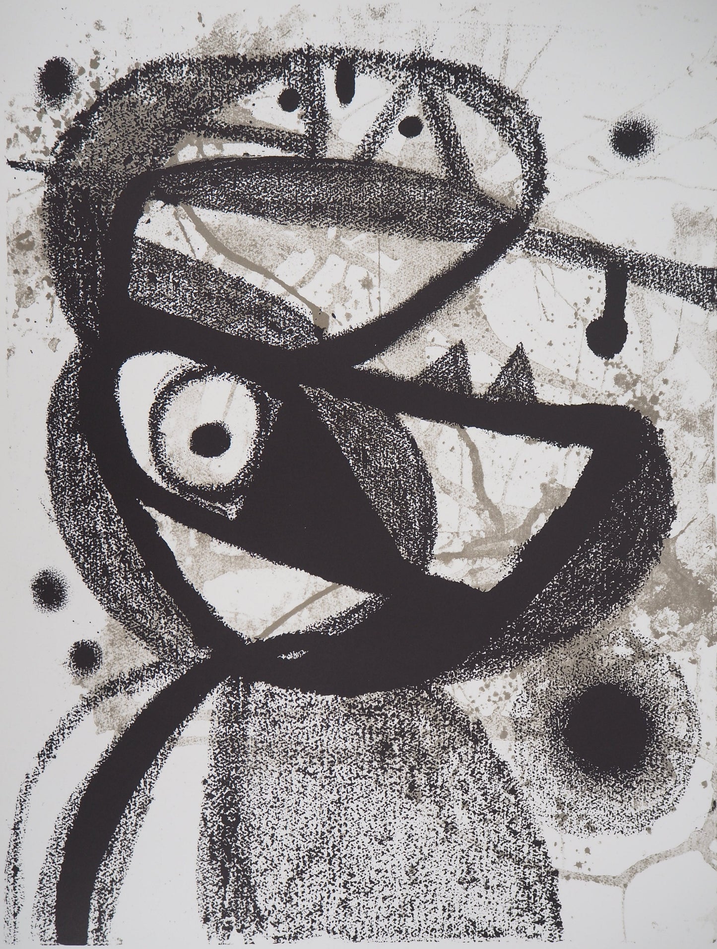 Joan MIRO : Oiseau surréaliste - Lithographie offset