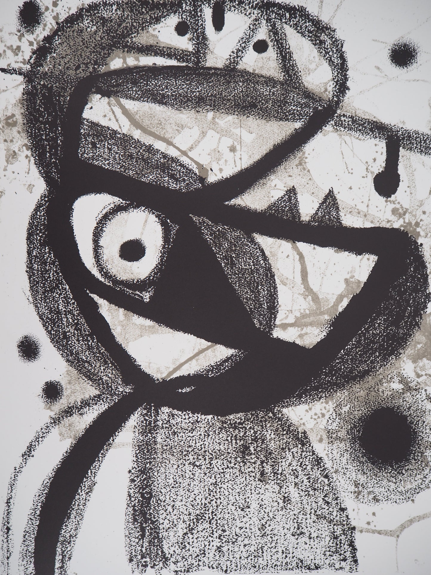 Joan MIRO : Oiseau surréaliste - Lithographie offset