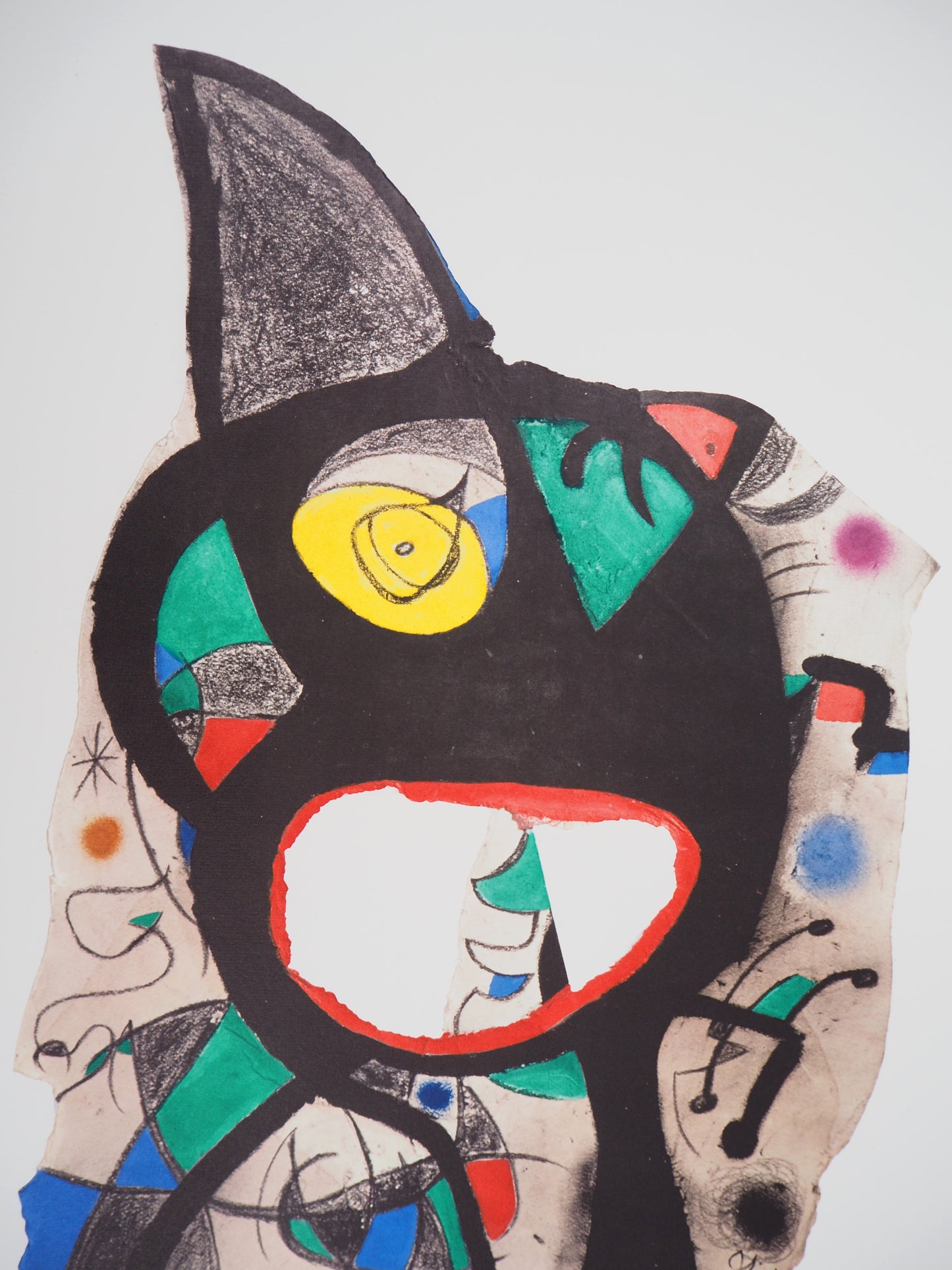 Joan MIRO: Head in the night - Signed lithograph