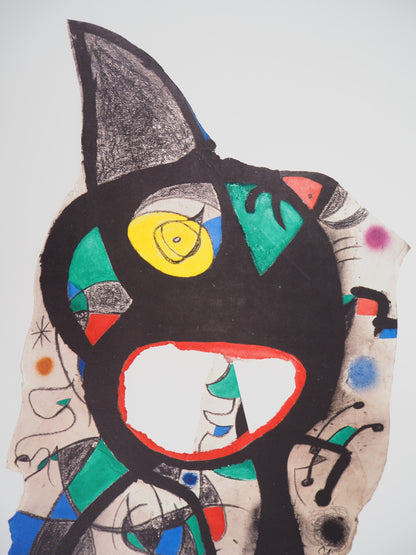 Joan MIRO: Head in the night - Signed lithograph