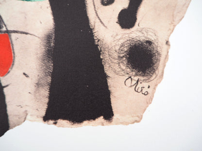 Joan MIRO: Head in the night - Signed lithograph