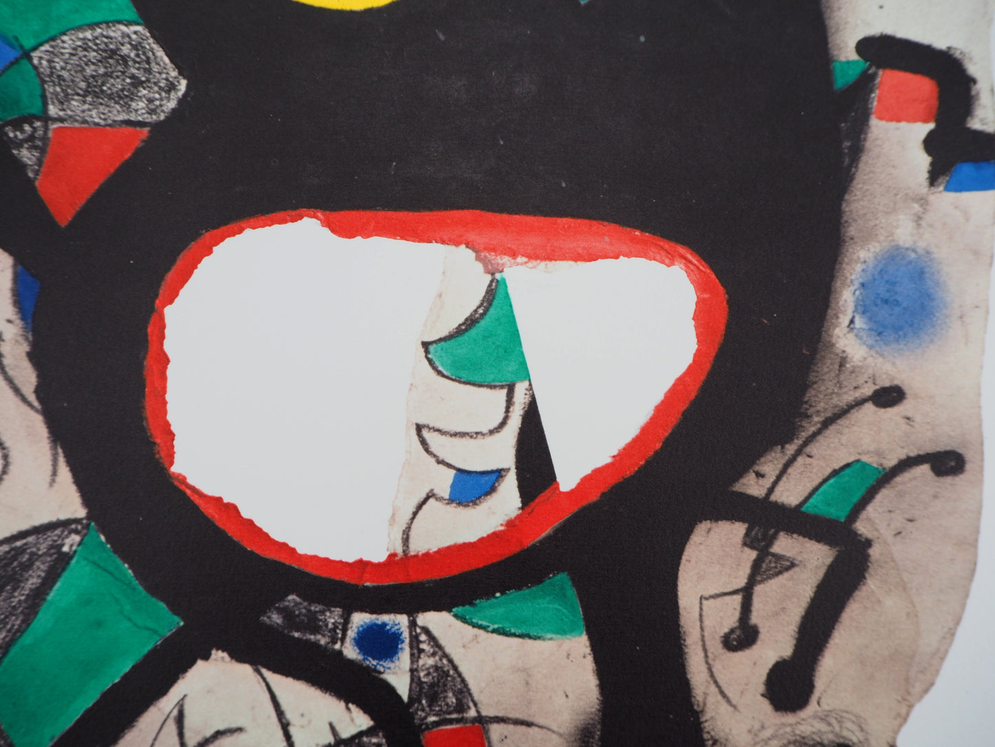 Joan MIRO: Head in the night - Signed lithograph