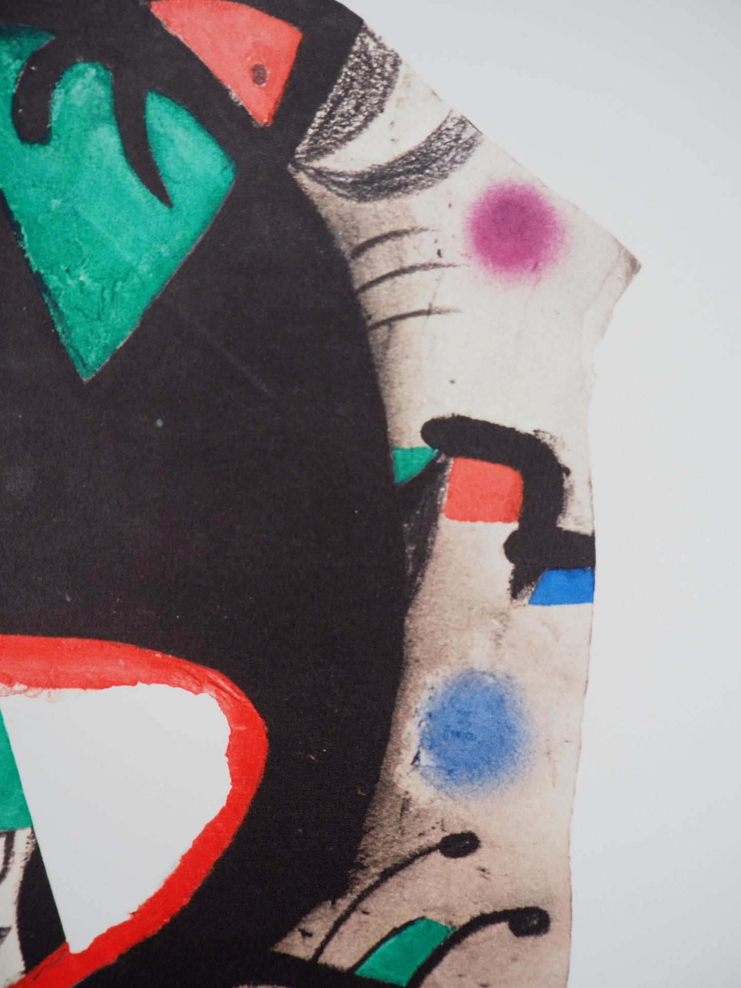 Joan MIRO: Head in the night - Signed lithograph