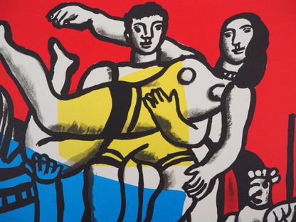 Fernand LEGER : La parade à cheval - Lithographie signée