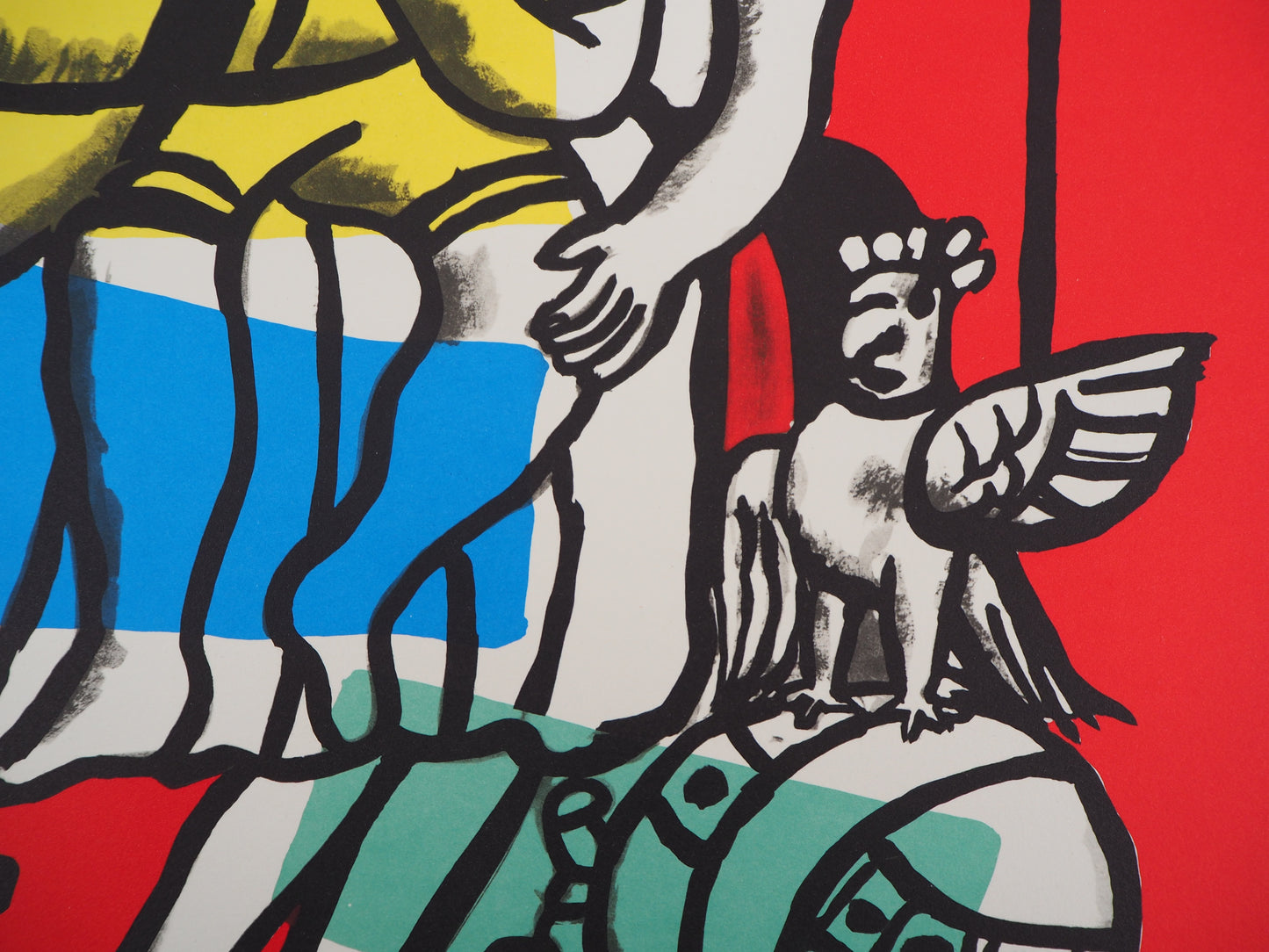 Fernand LEGER : La parade à cheval - Lithographie signée