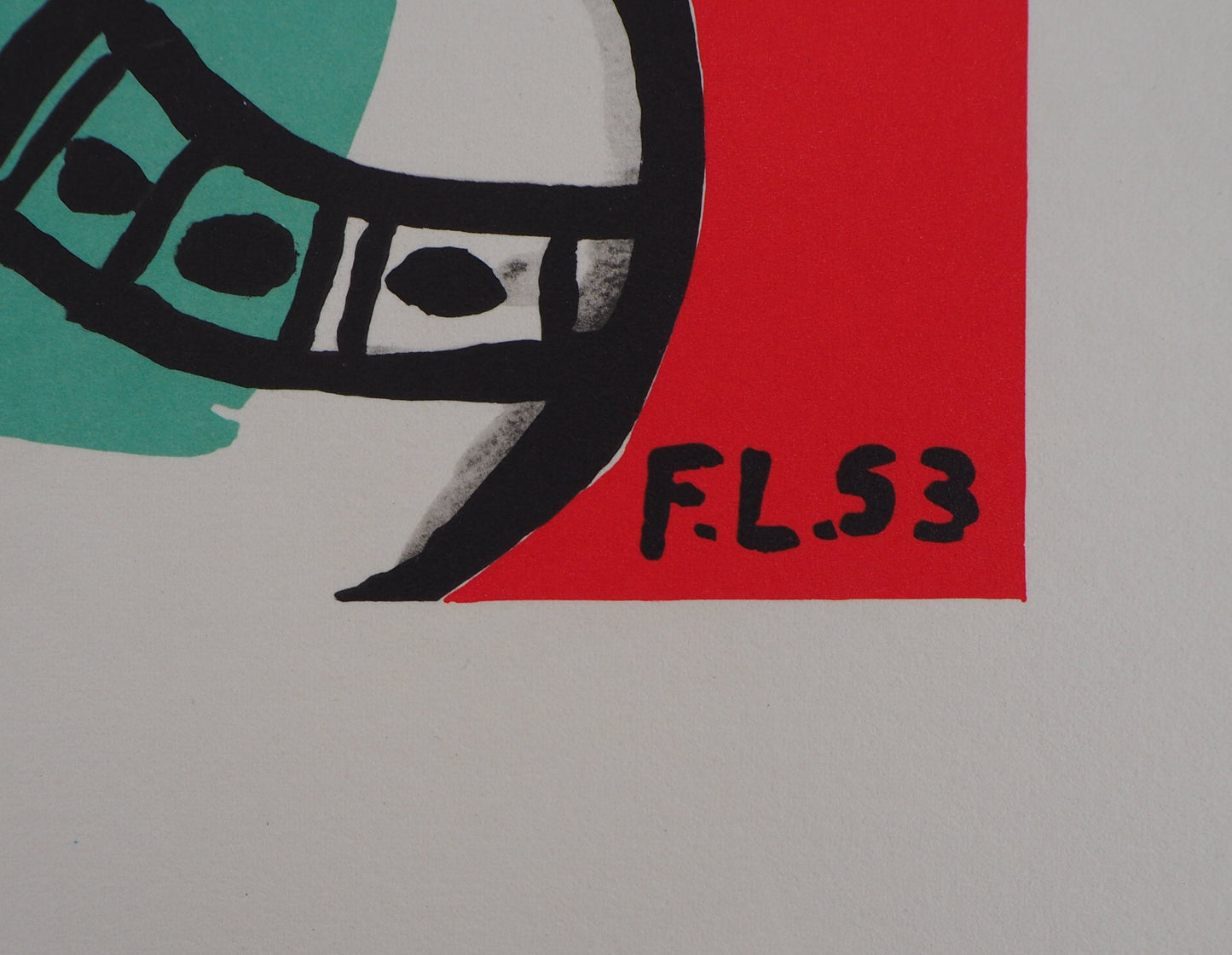 Fernand LEGER : La parade à cheval - Lithographie signée