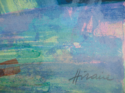 Camille HILAIRE : Le Barrage - Lithographie originale signée