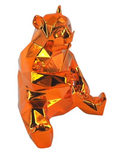 Richard ORLINSKI : Panda (Orange Edition) - Sculpture originale