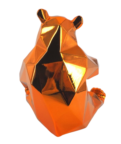 Richard ORLINSKI : Panda (Orange Edition) - Sculpture originale