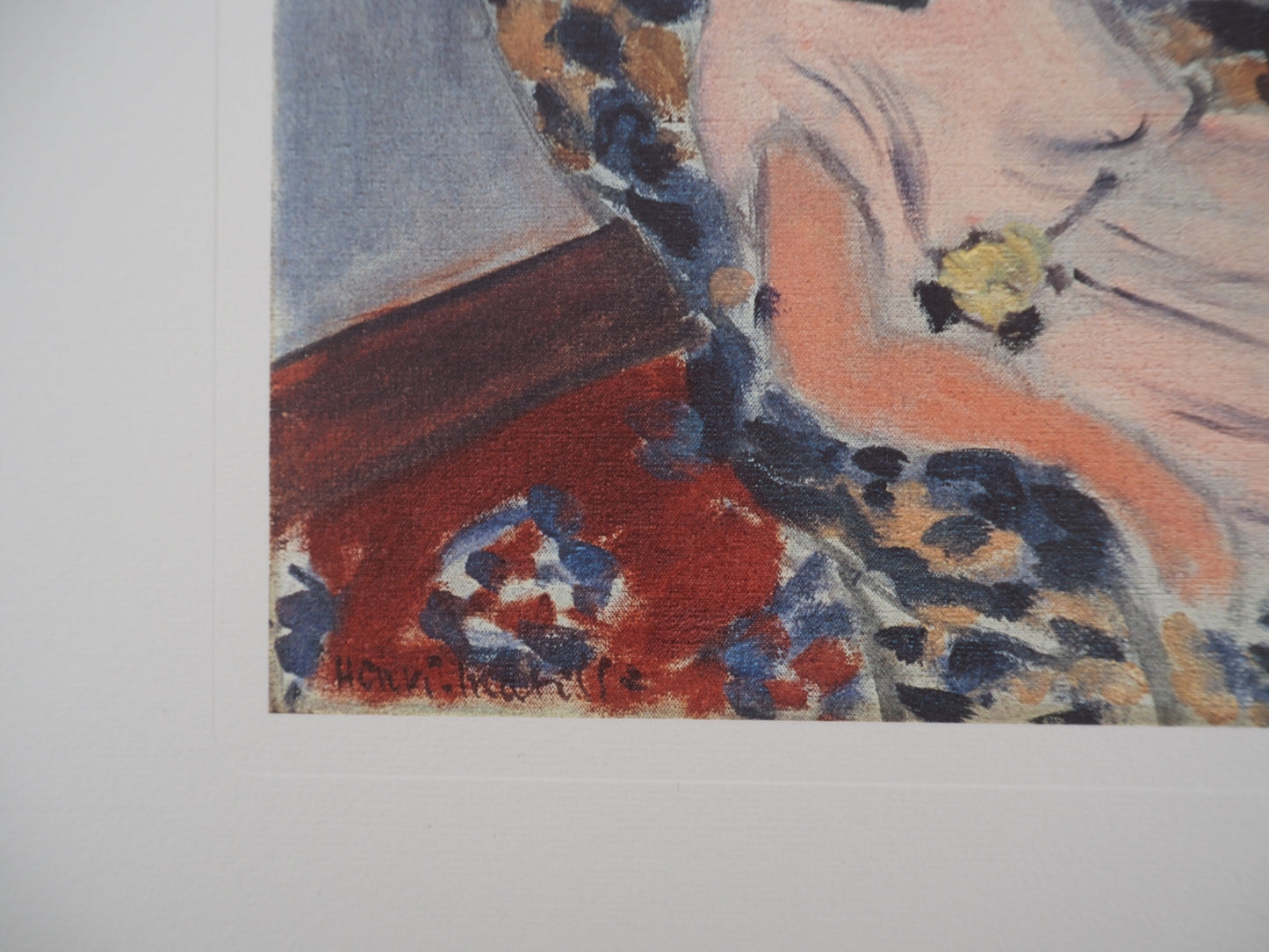 Henri MATISSE: Interior view of Nice, the siesta, Signed lithograph