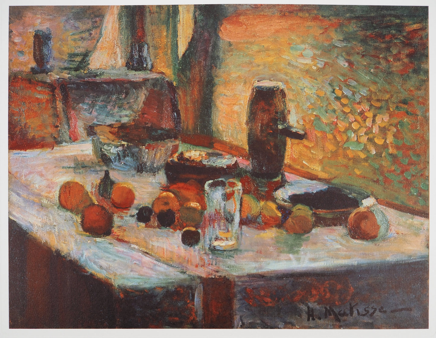 Henri MATISSE: Still life with oranges, signed lithograph