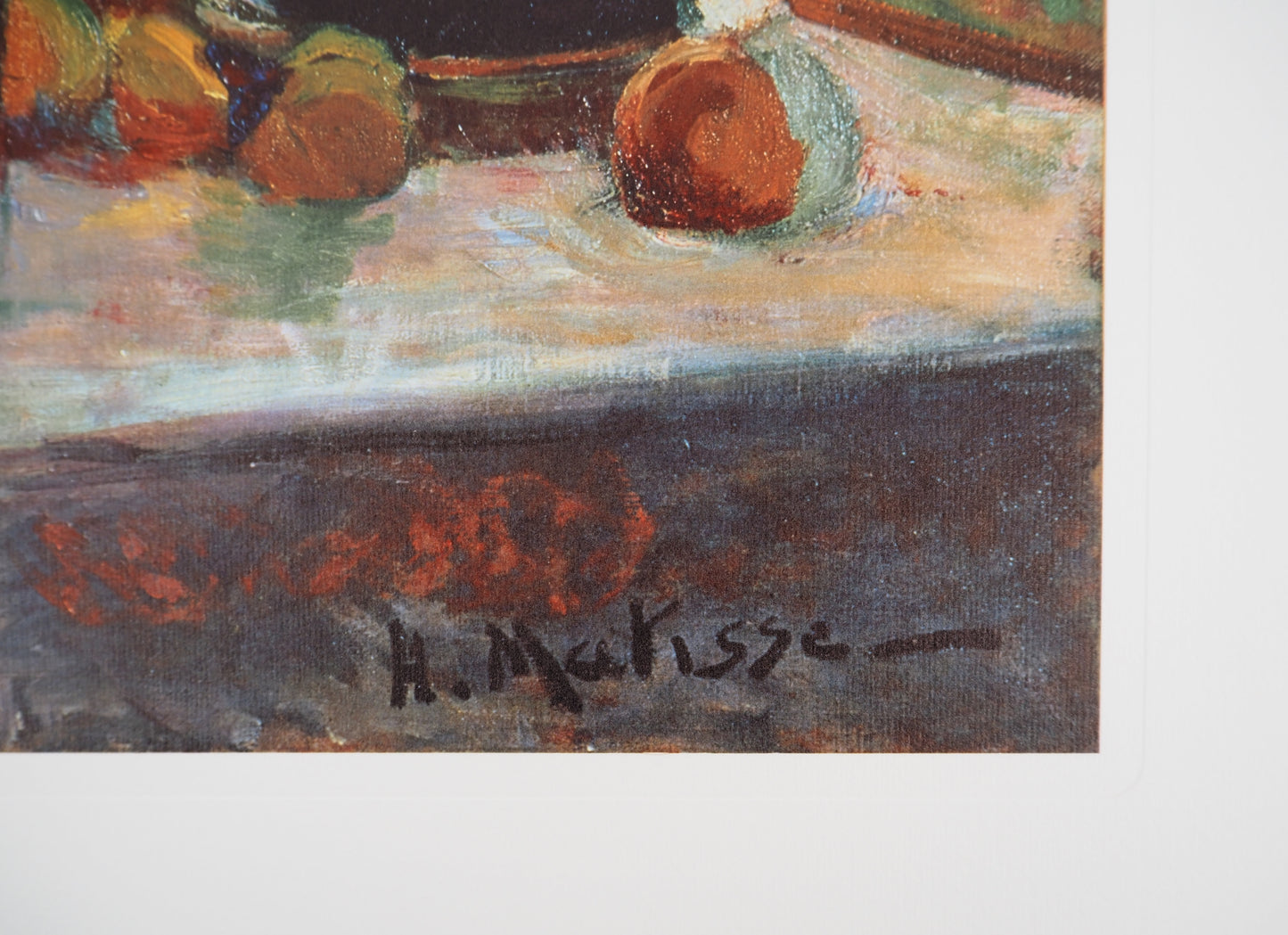 Henri MATISSE: Still life with oranges, signed lithograph