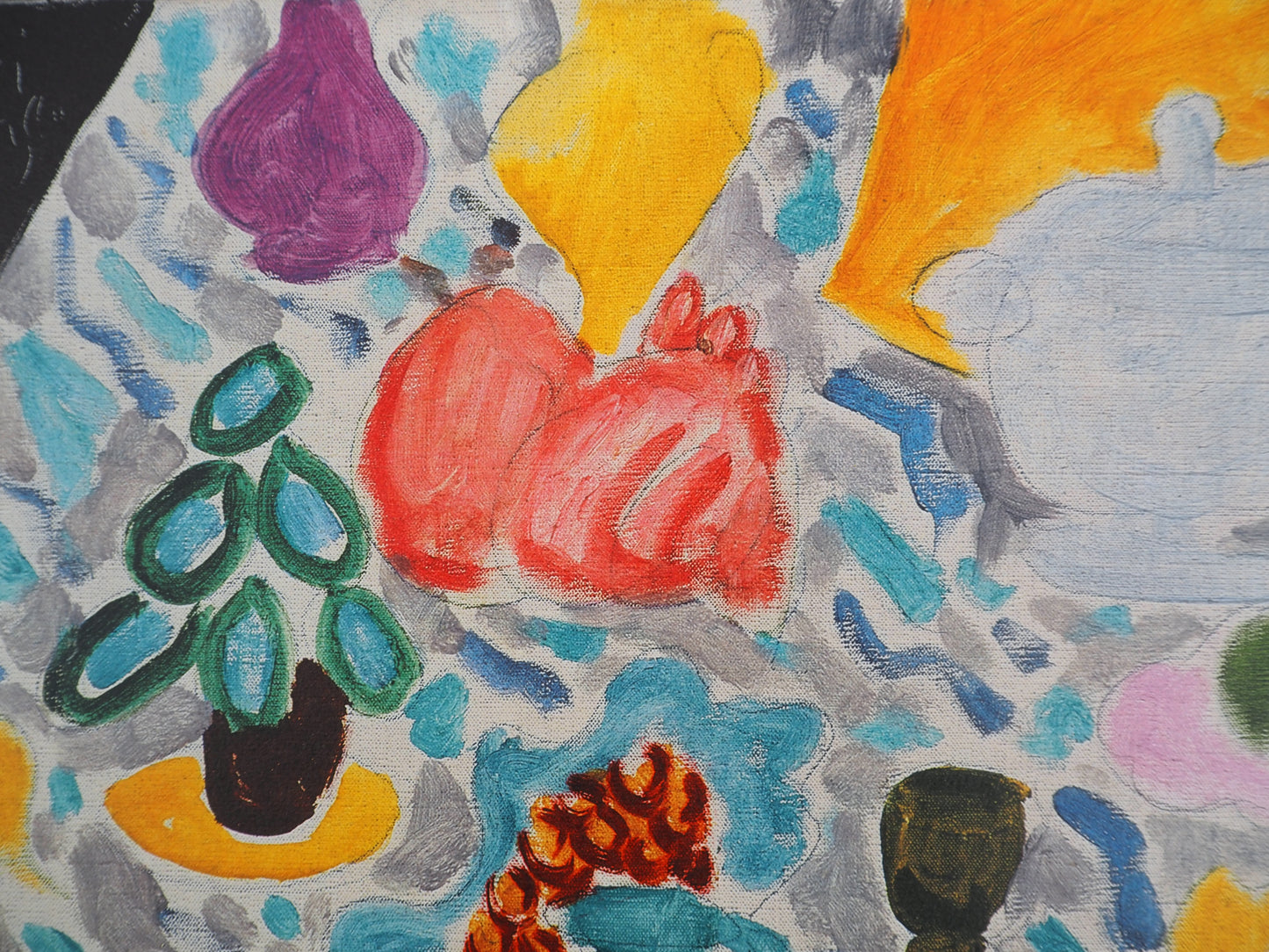 Henri MATISSE: Still life with green marble, signed lithograph