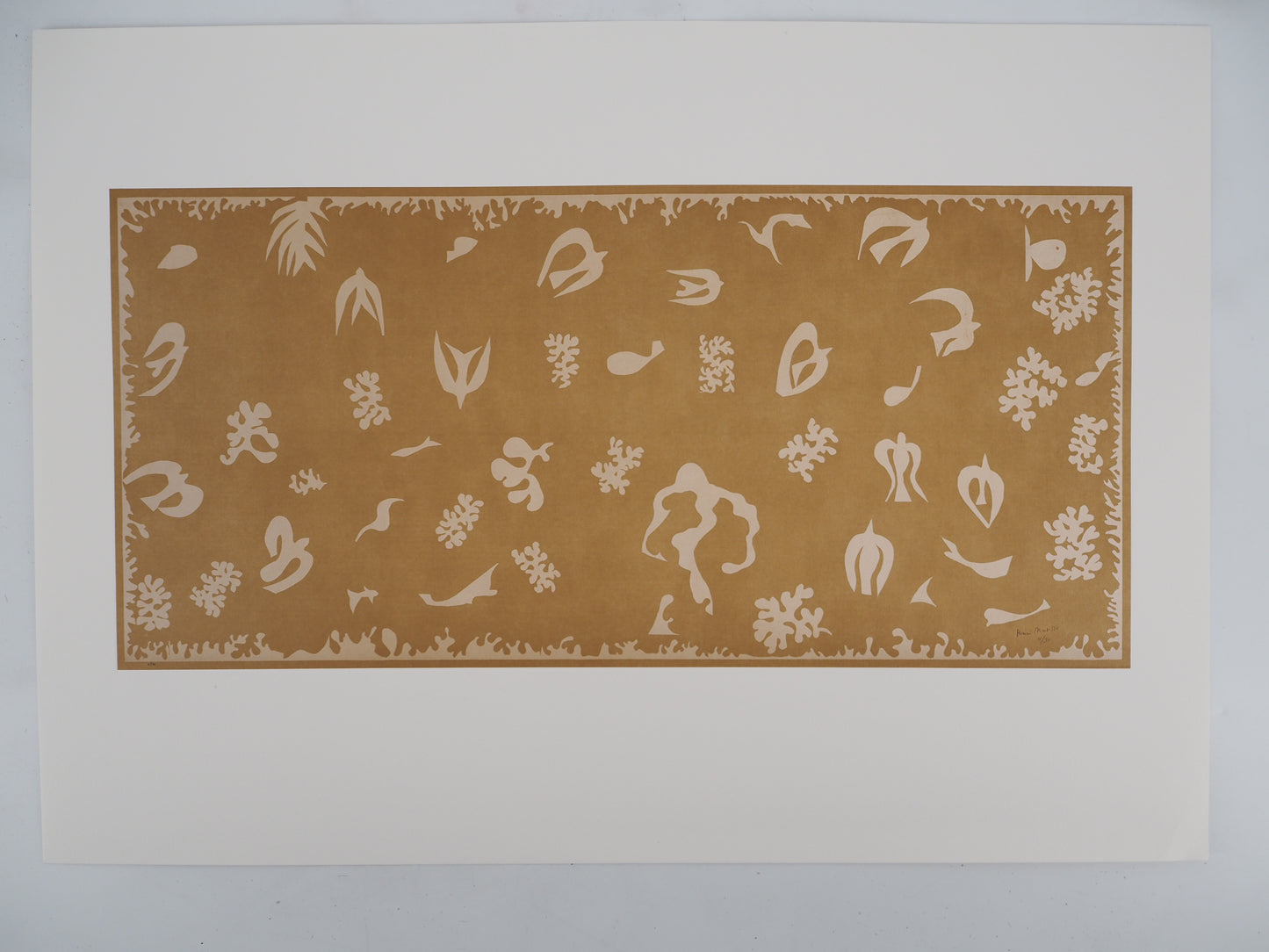 Henri MATISSE: Ocean, the sky, signed lithograph