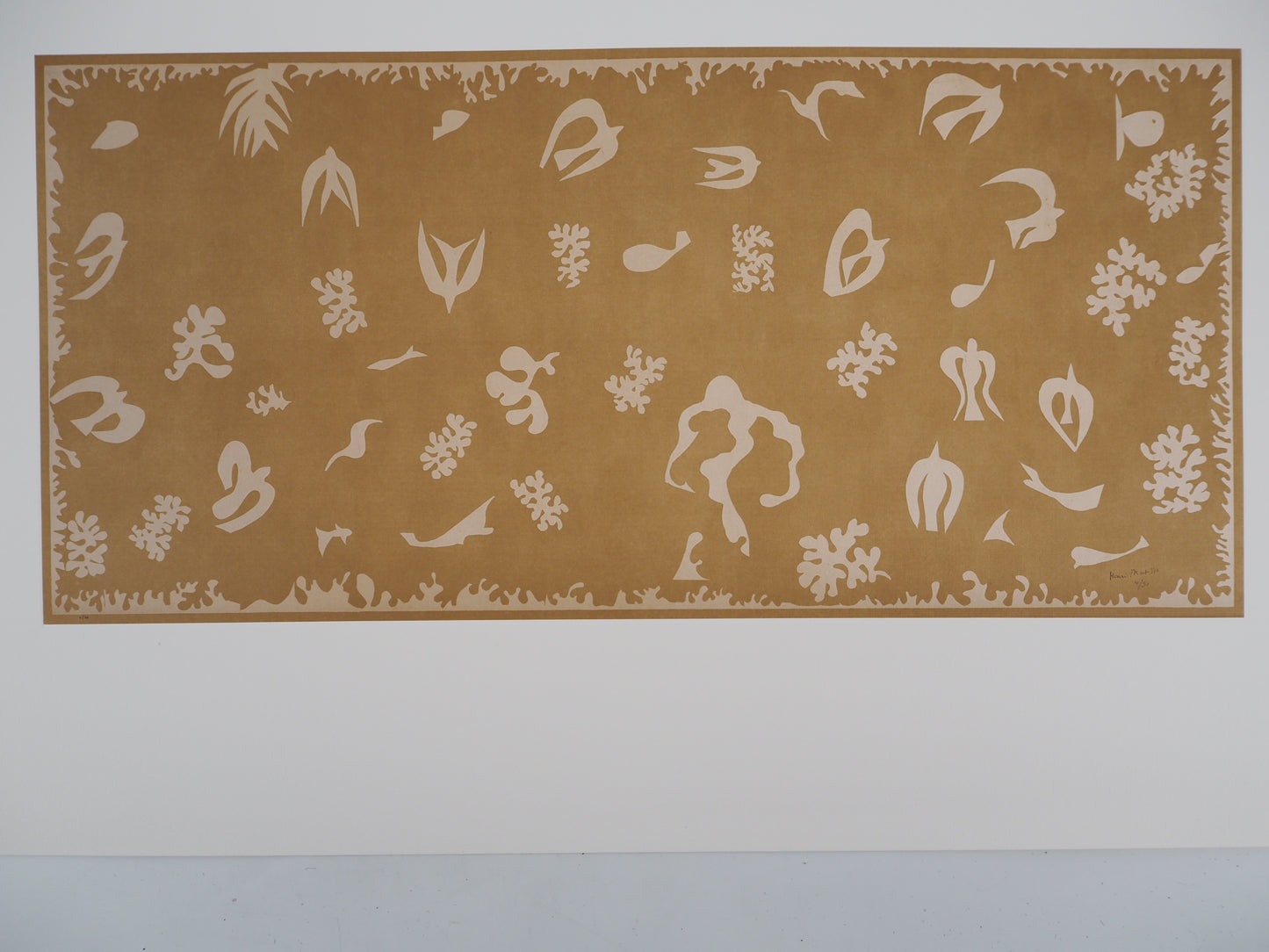 Henri MATISSE: Ocean, the sky, signed lithograph
