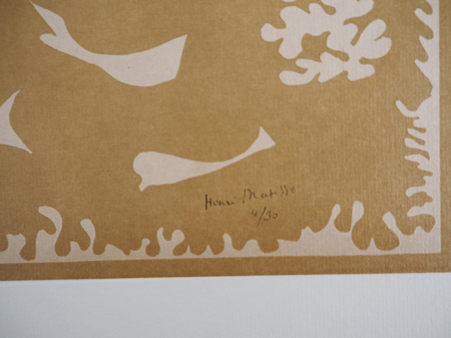 Henri MATISSE: Ocean, the sky, signed lithograph